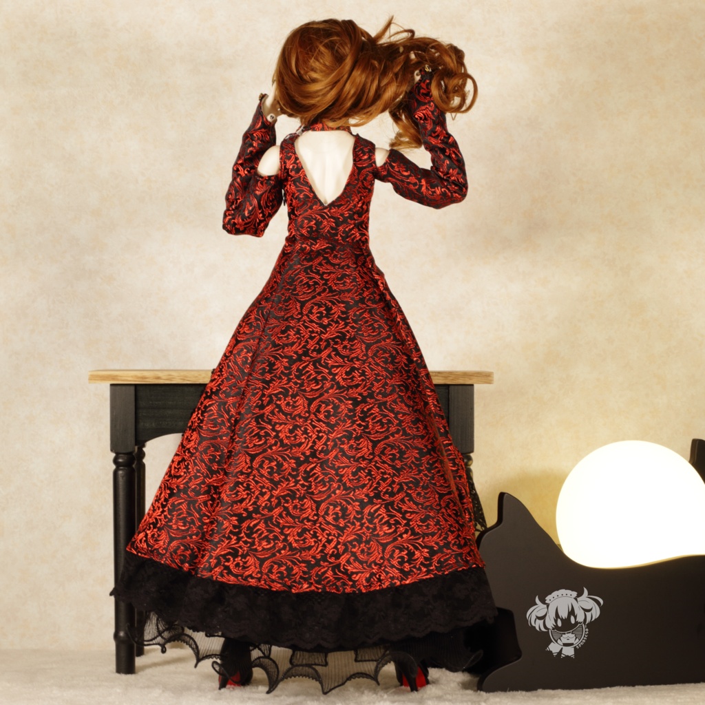 DD(S胸、M胸、L胸)夜会ドレスセット(ネコ)