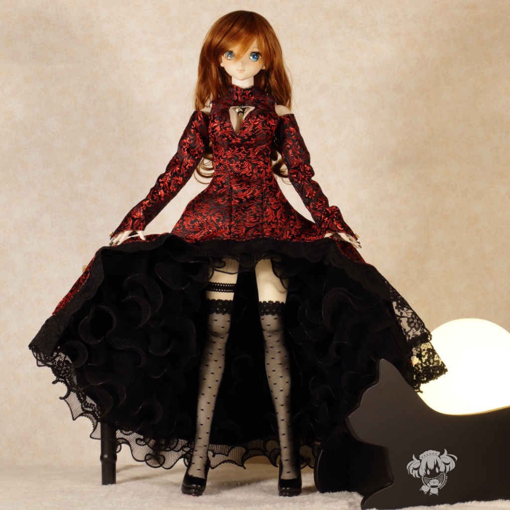 DD(S胸、M胸、L胸)夜会ドレスセット(ネコ)