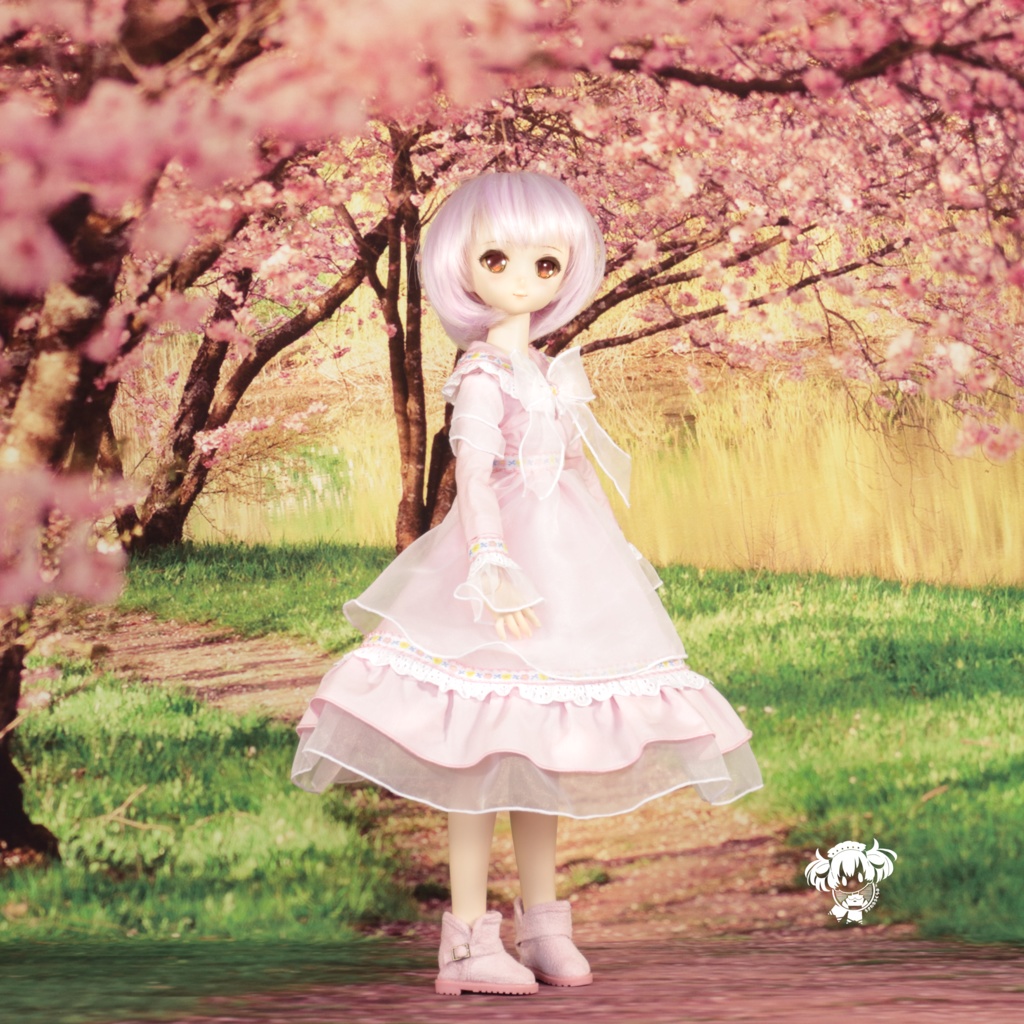 MDDサイズ桜いろワンピース