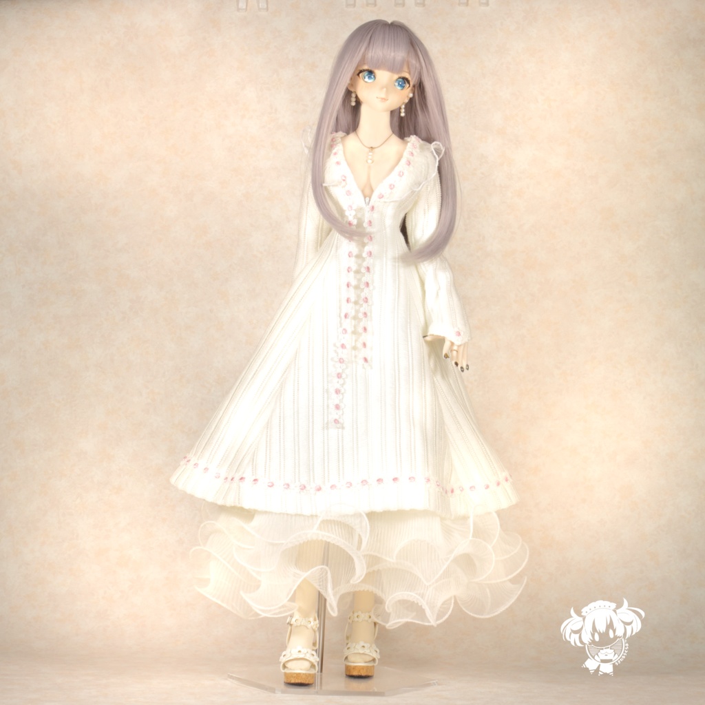 DD(S胸,M胸,L胸)プリーツドレスセット