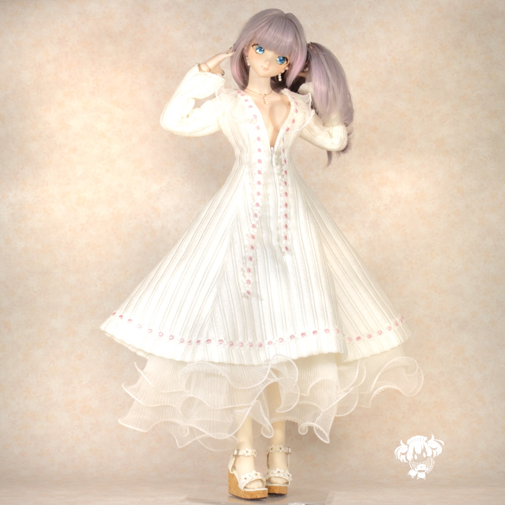 DD(S胸,M胸,L胸)プリーツドレスセット