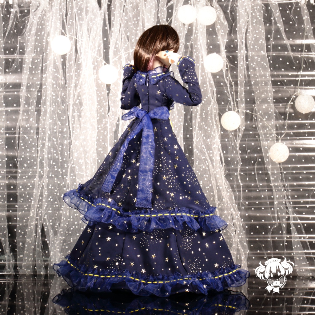 DD(S胸,M胸,L胸)夜空の星ドレス