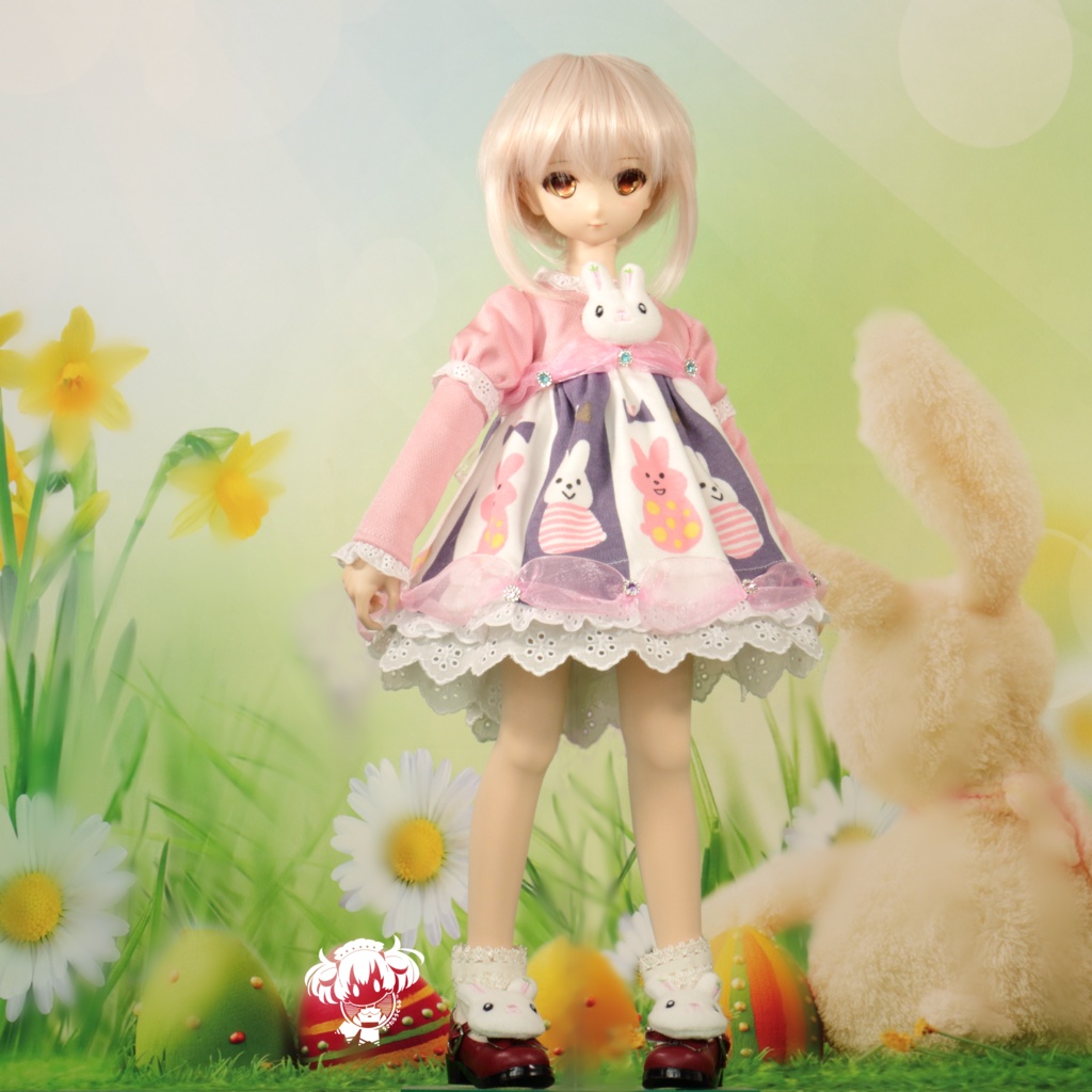 MDDサイズ うさぎちゃんワンピ