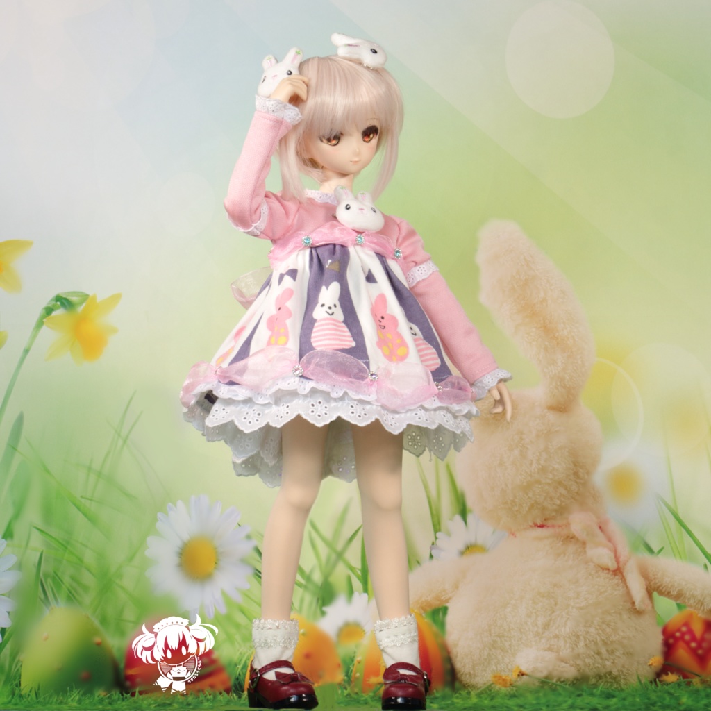 MDDサイズ うさぎちゃんワンピ