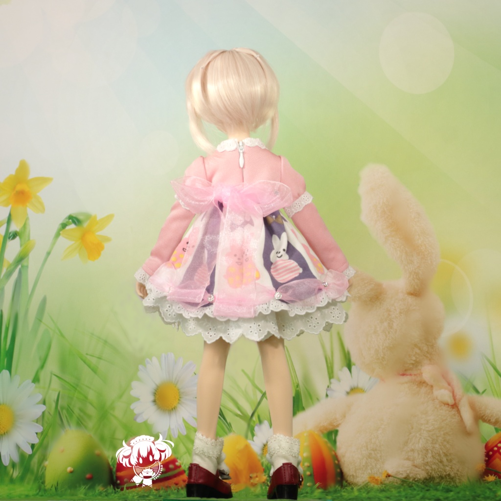 MDDサイズ うさぎちゃんワンピ