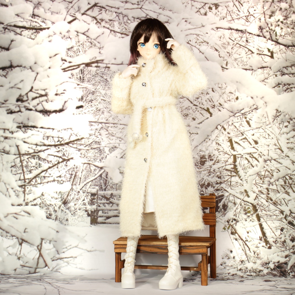 DD(S胸,M胸,L胸)ラメボアロングコート