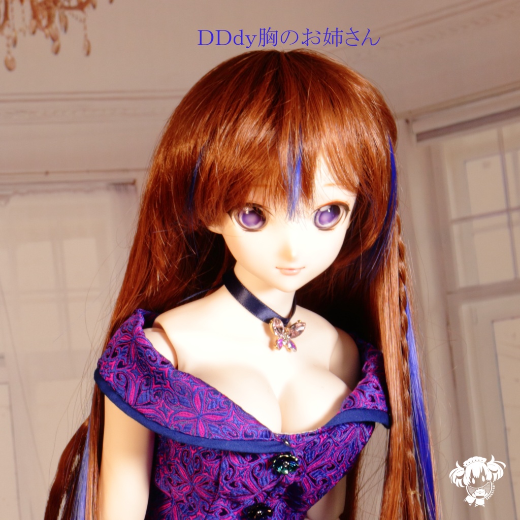 DD(S胸,M胸,L胸,dy胸)オフショルダー・オーロラプリーツフリルドレスセット