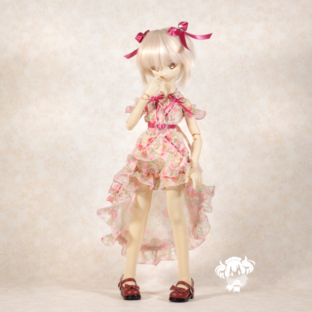 MDDサイズ　お花柄ドレスセット
