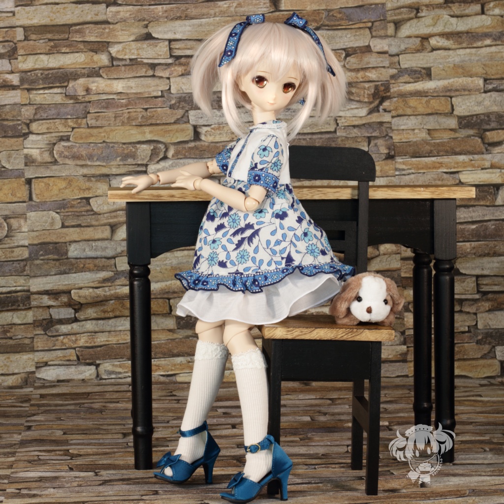 MDDサイズ青花ワンピースセット