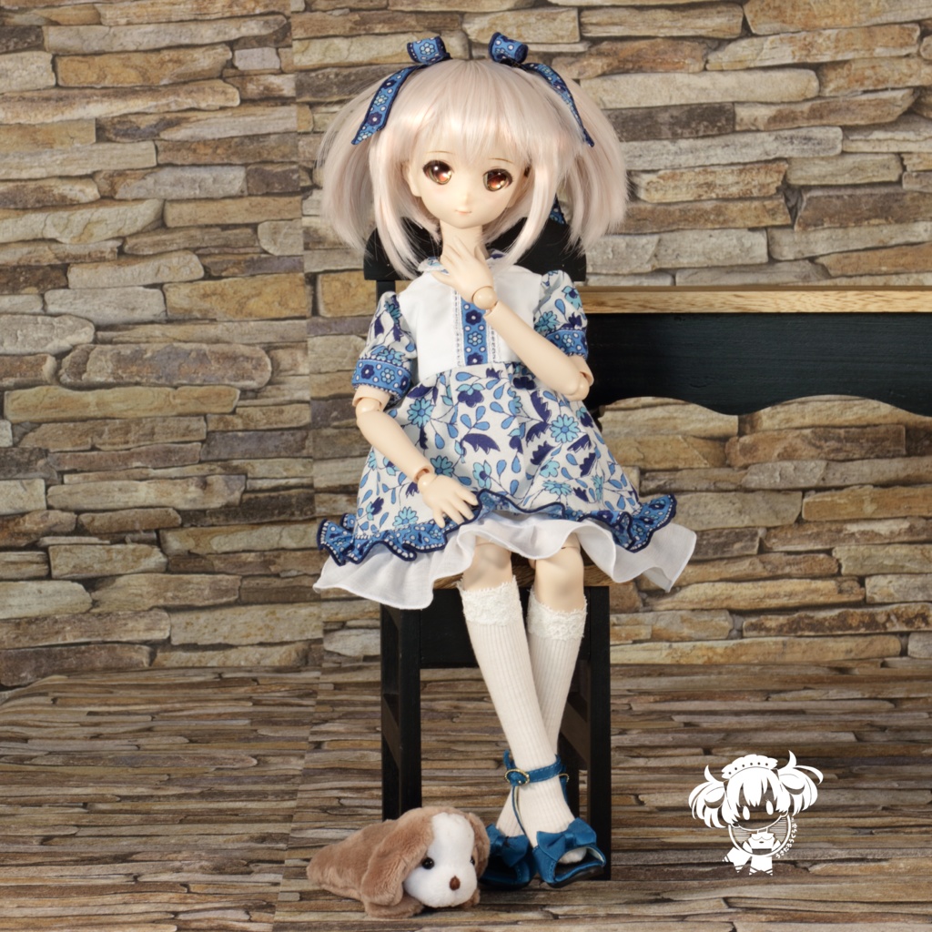 MDDサイズ青花ワンピースセット