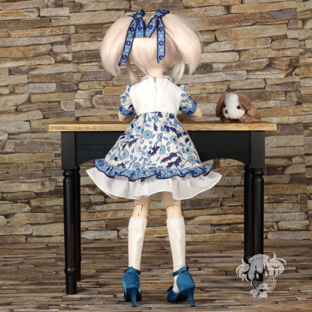 MDDサイズ青花ワンピースセット