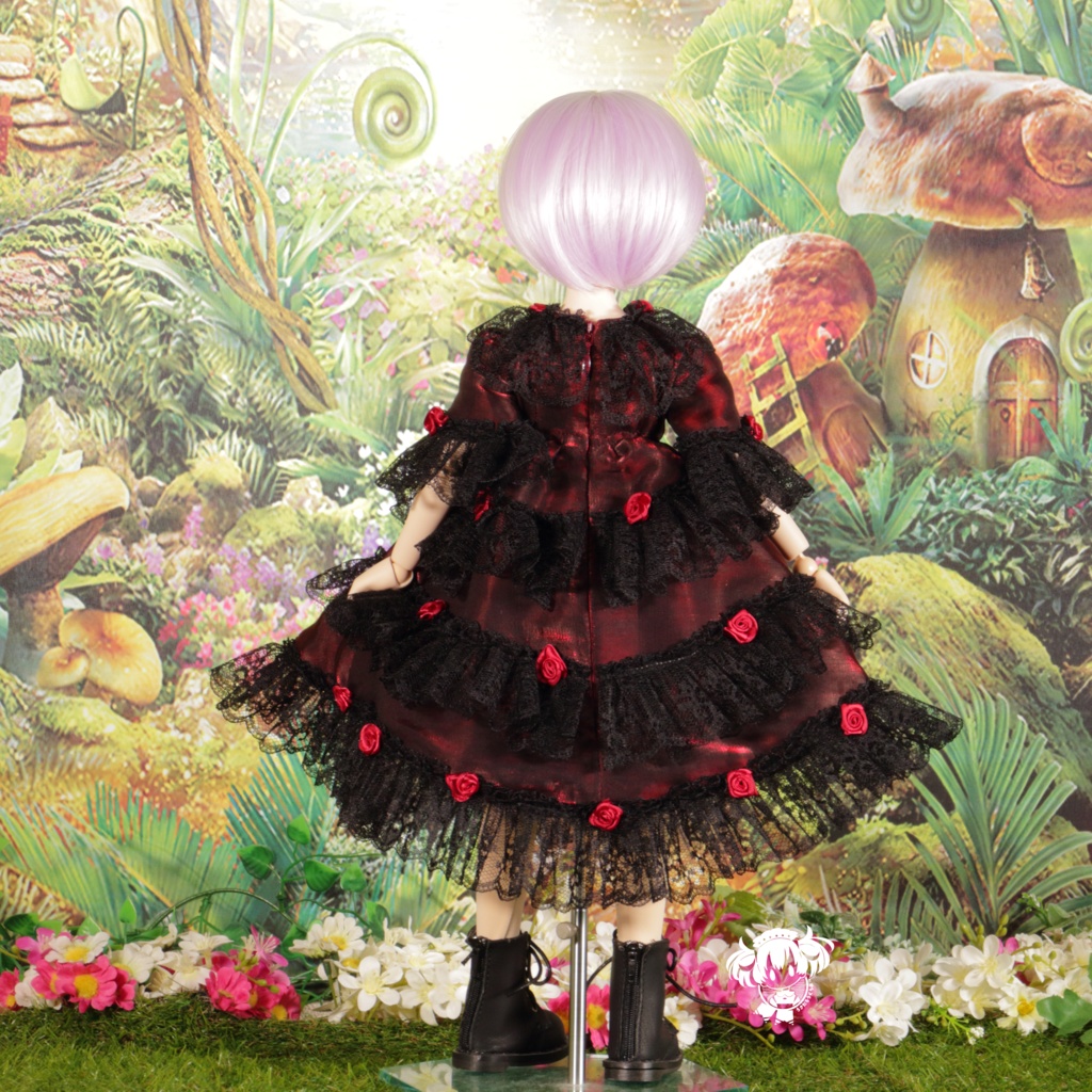 MDDサイズ バラの赤ずきんちゃんドレスセット