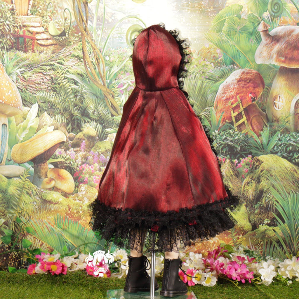 MDDサイズ バラの赤ずきんちゃんドレスセット