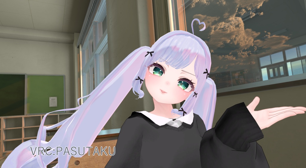 VRC想定 水光バタフライアイテクスチャ【マヌカ・ショコラ対応】