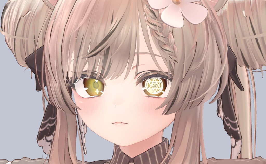 ショコラ・マヌカ対応 魔眼アイテクスチャ+動く魔法陣