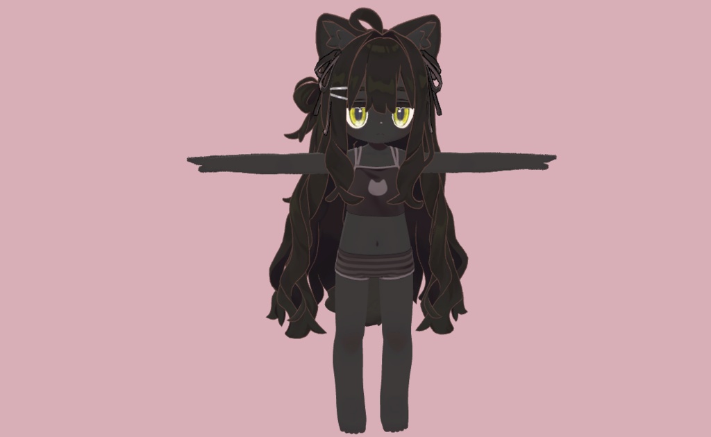 キプフェル専用 シロネコ・クロネコテクスチャ