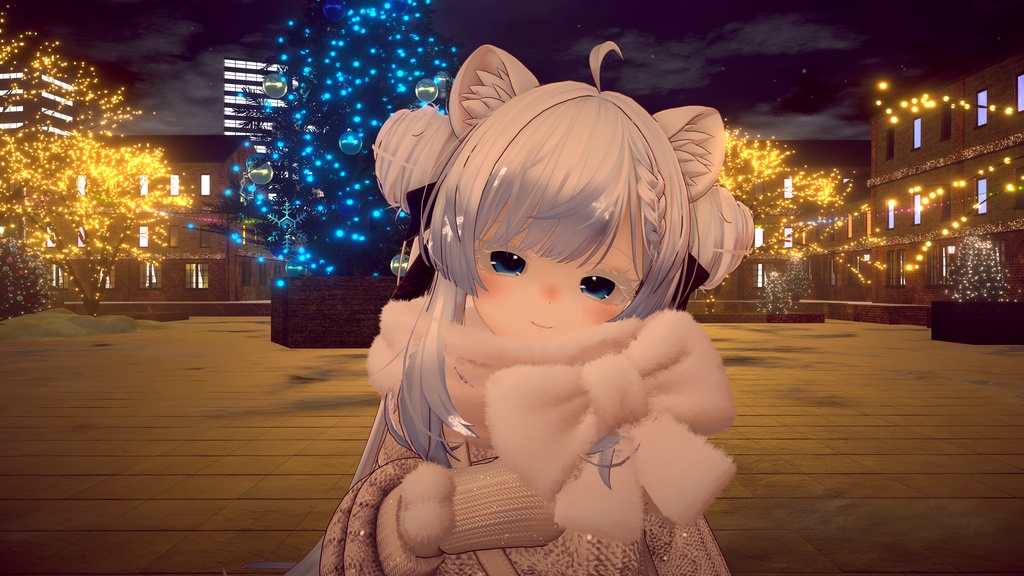 降り注ぎヘアテクスチャ【2アバター対応】