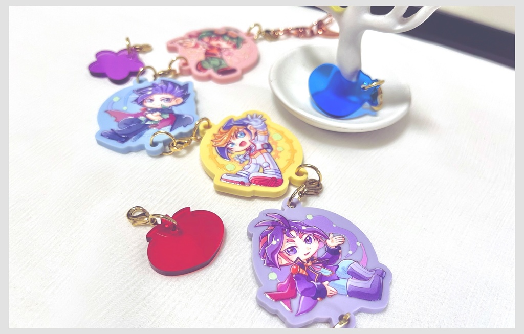 ゆゆゆゆ繋がるアクリルキーホルダー