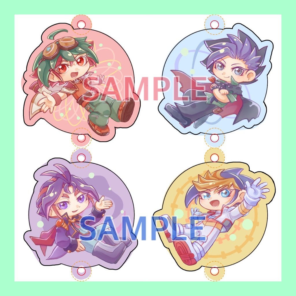 ゆゆゆゆ繋がるアクリルキーホルダー