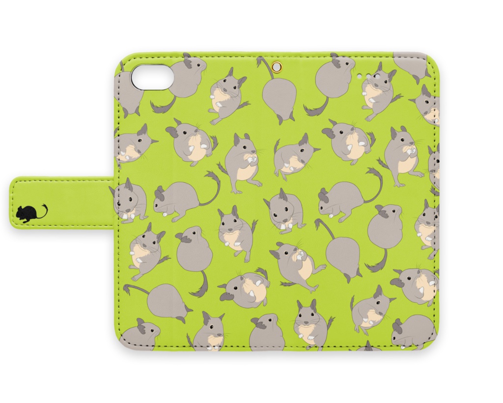 デグー柄iPhoneケース