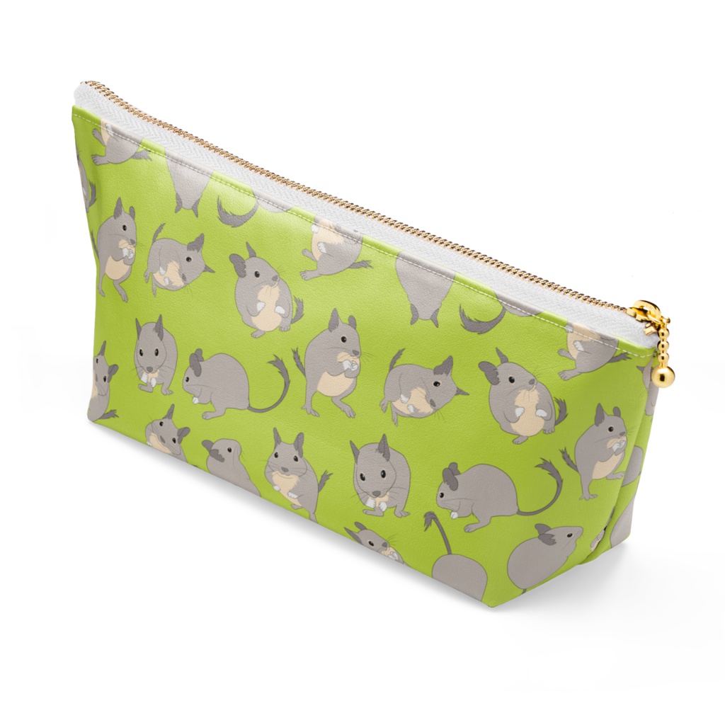 デグー柄ポーチ