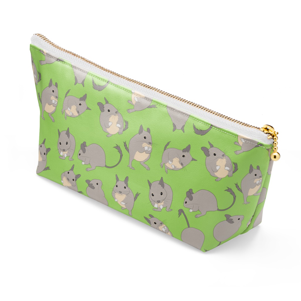 デグー柄ポーチ