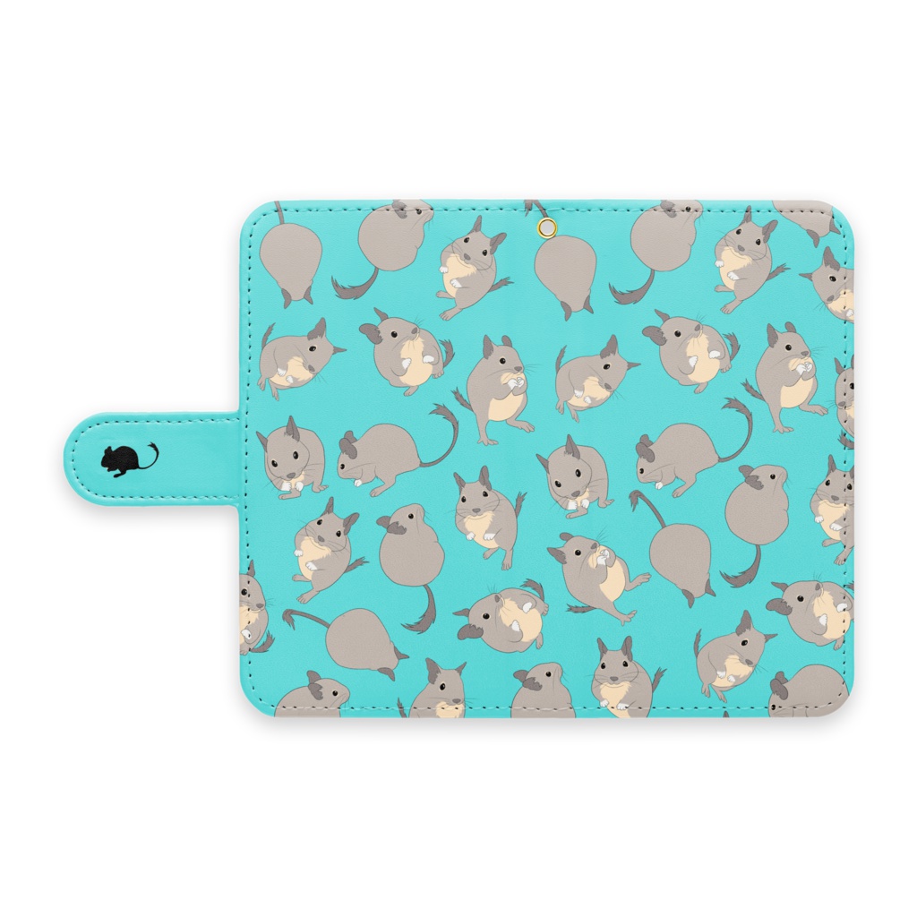 デグー柄スマホケース