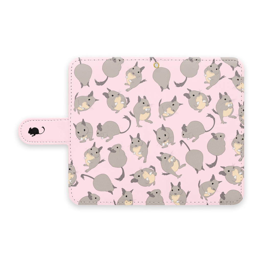 デグー柄スマホケース