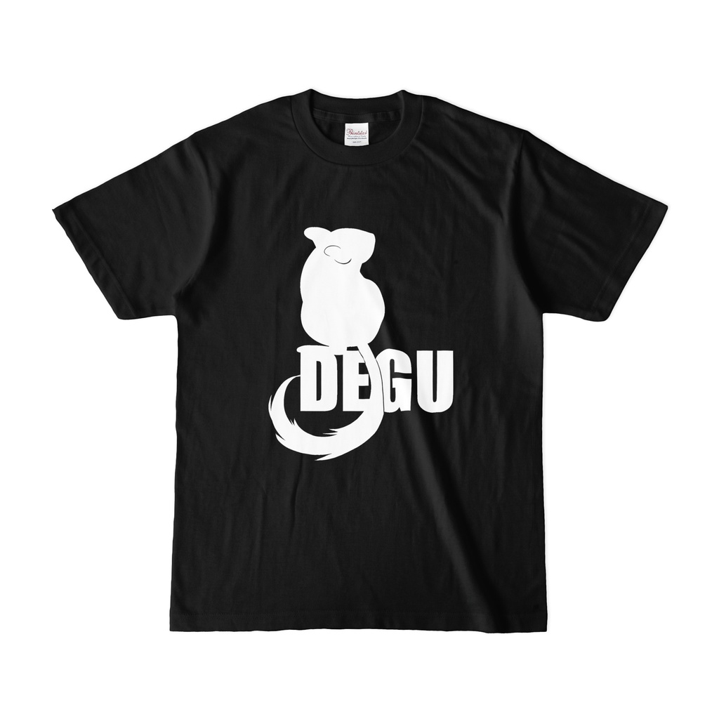 デグーTシャツ(ロゴ大)濃色