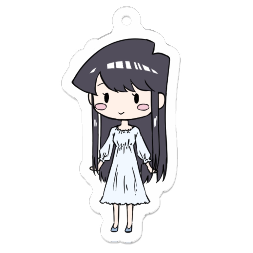 古見さんのアクキーです。-Ver.2-