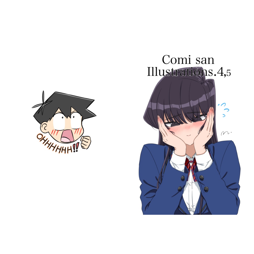 Comi san -Illustrations.4,5-