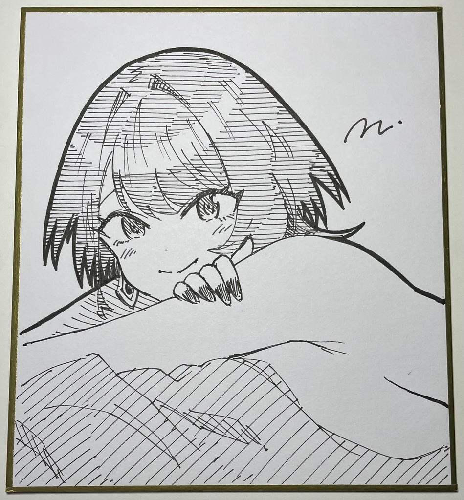 藍海さん 直筆ミニ色紙⑥