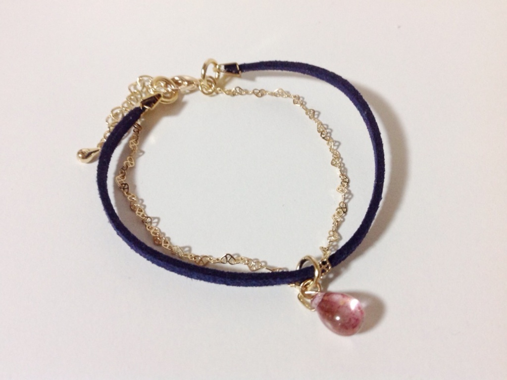 刀剣乱舞イメージ ひもしずくブレスレット