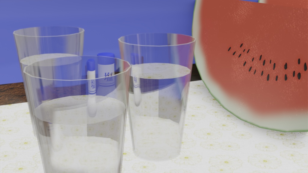 スイカセット watermelon