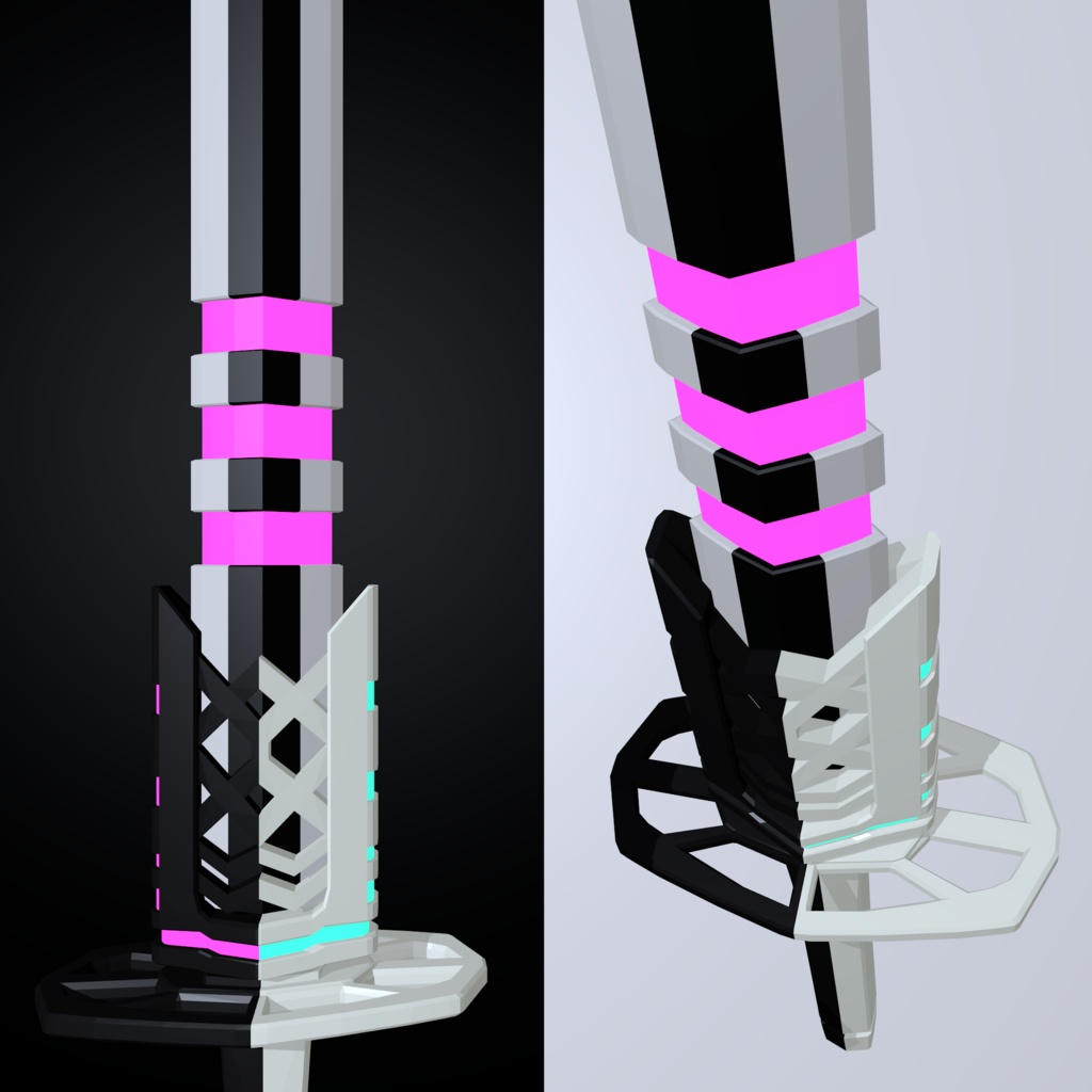 【VRChat想定武器モデル】Azzurrosa