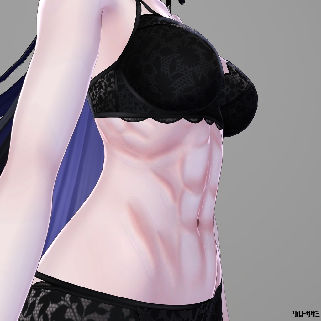 【無料】ラシューシャ用腹筋&その他筋肉テクスチャ