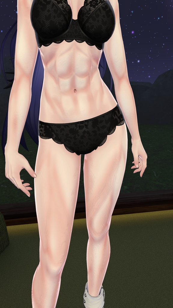 【無料】ラシューシャ用腹筋&その他筋肉テクスチャ