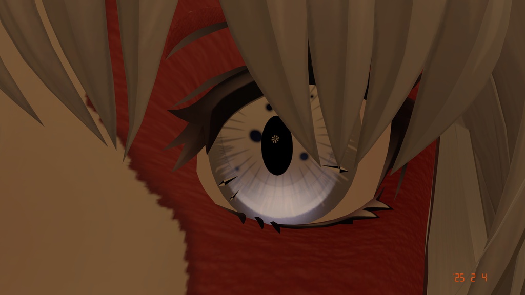 【無料】ラシューシャ用アイテクスチャ「フォビドゥンスポット」