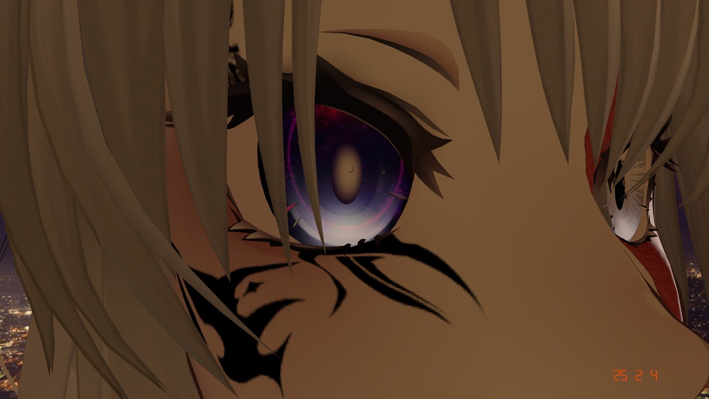 【無料】ラシューシャ用アイテクスチャ「フォビドゥンスポット」