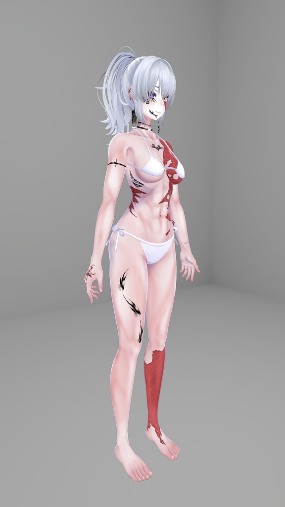 【無料】ラシューシャ用やけど跡テクスチャ