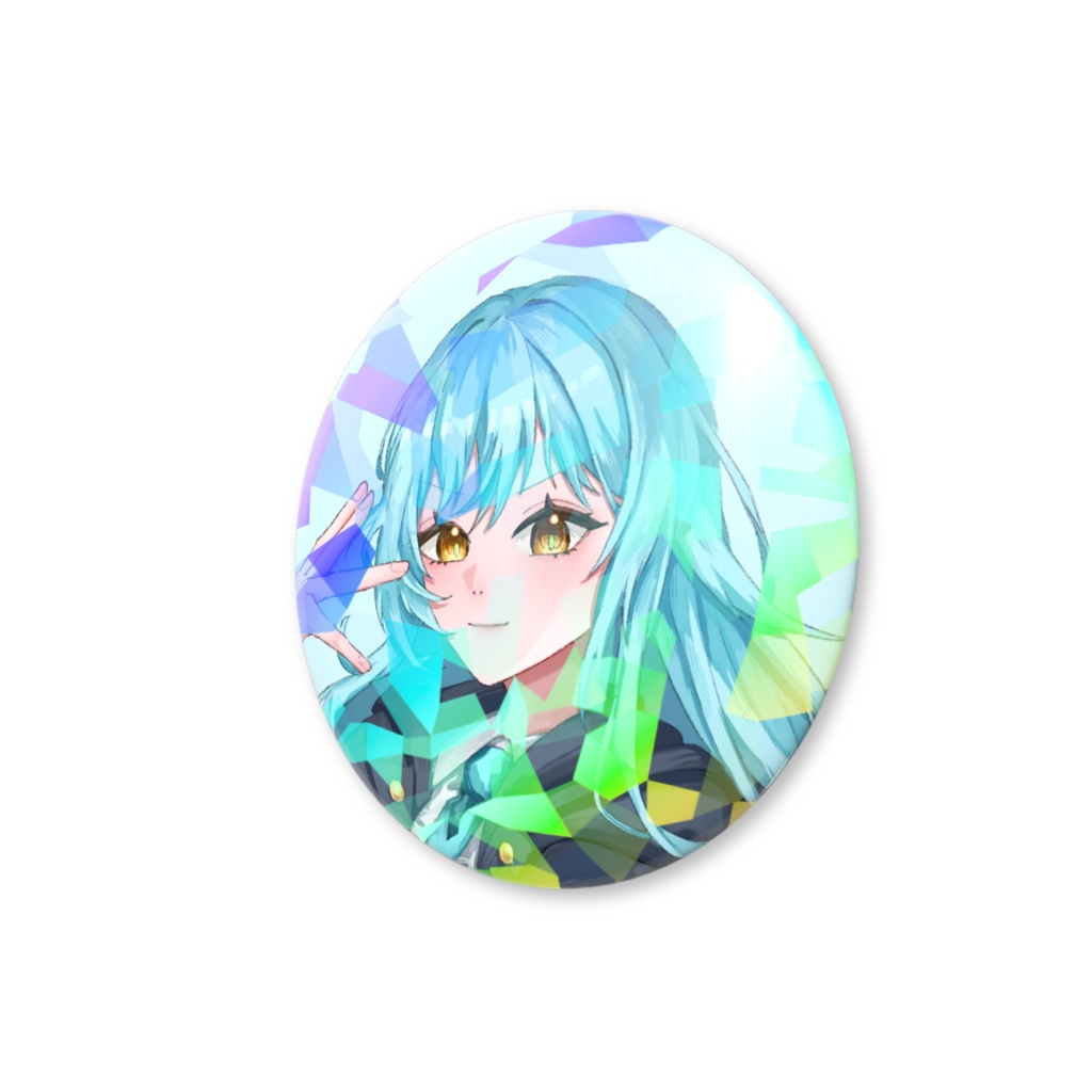 甘空ライム-ホログラム缶バッジ3種-