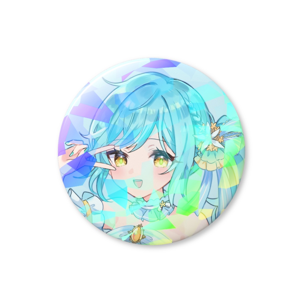 甘空ライム-ホログラム缶バッジ3種-