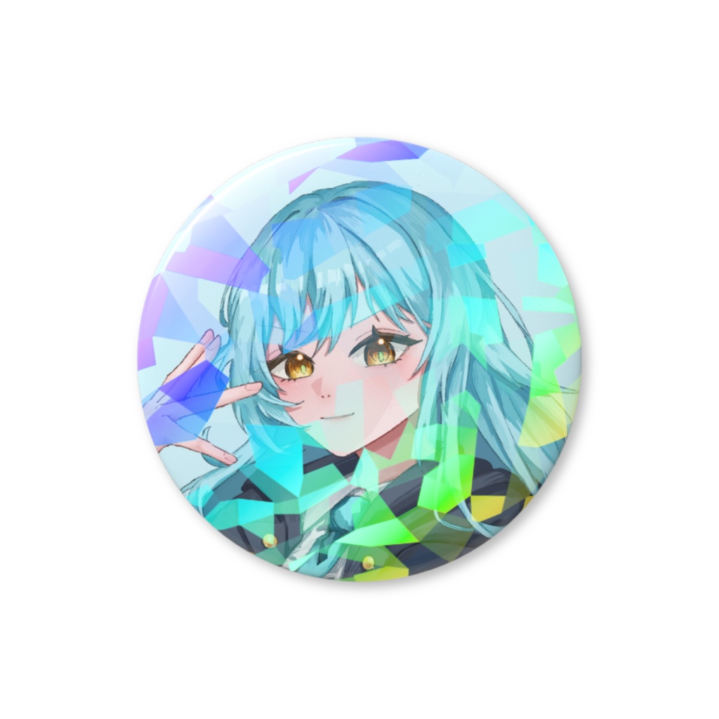 甘空ライム-ホログラム缶バッジ3種-