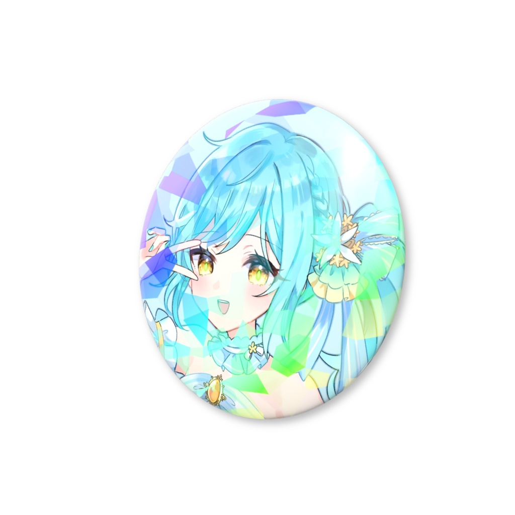 甘空ライム-ホログラム缶バッジ3種-