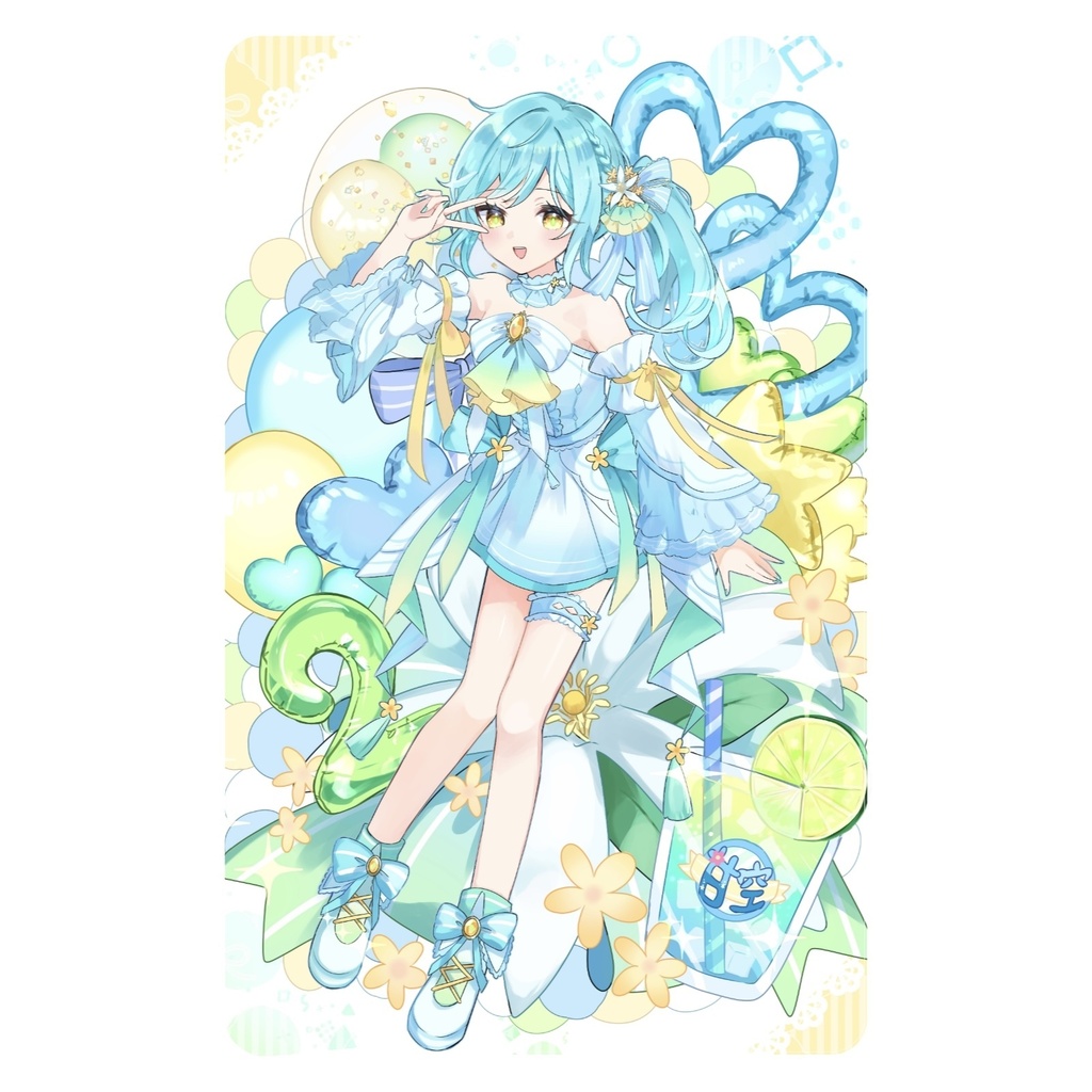 甘空ライム -ICカードステッカー全3種-