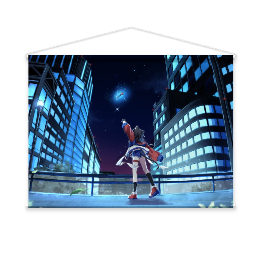 カフィーのイメージキャラタペストリー