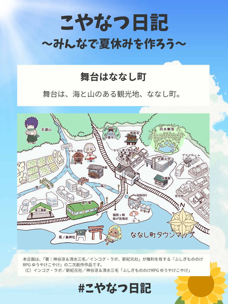 こやなつ日記~みんなで夏休みを作ろう~ ゆうこや二次創作シナリオ投稿企画