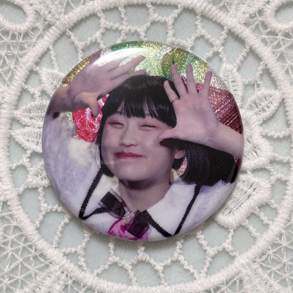 グリッター缶バッジ【全6種】