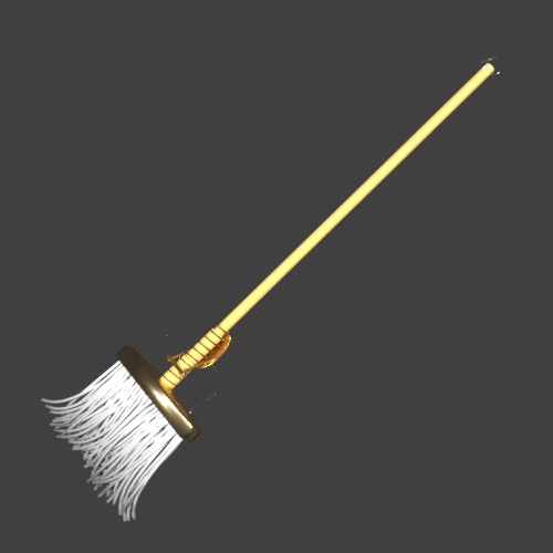 3CGモデル【お掃除セット】<箒・バケツ・塵取り・モップ・掃除機>