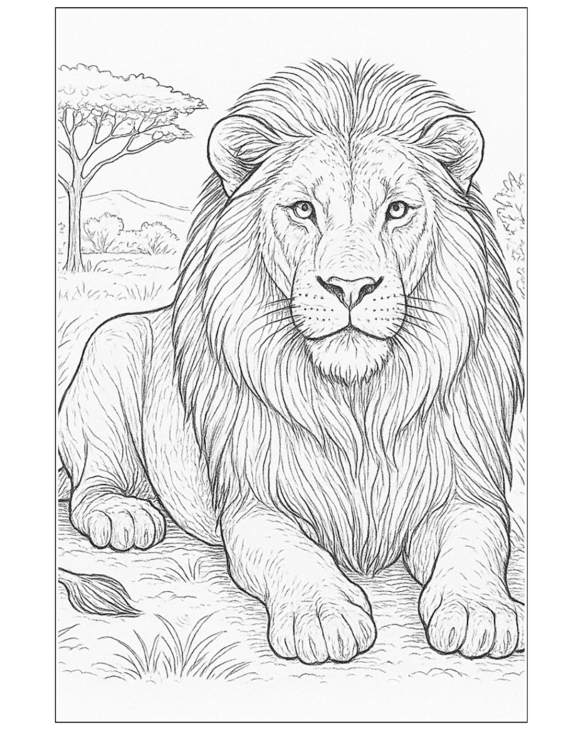 リアルな動物塗り絵 vol.1